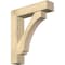 Ekena Millwork Imperial Block Rough Sawn Bracket w/ Offset Brace, Douglas Fir, 8"W x 34"D x 40"H BKT0806X34X40IMP05RDF - alternate 1